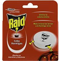 Los mejores  - Raid Cebos - Trampas antihormigas. Elimina la colonia de hormigas entera. Efectivo en Interiores y Exteriores. Incluye 6…